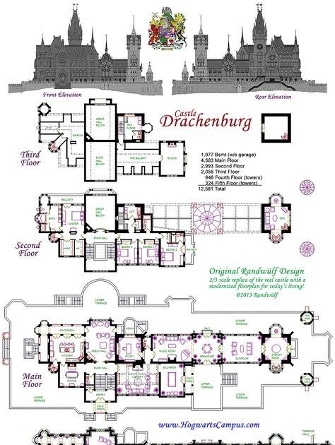 Minecraft Hogwarts Layer Blueprint - Remarkable Minecraft ...