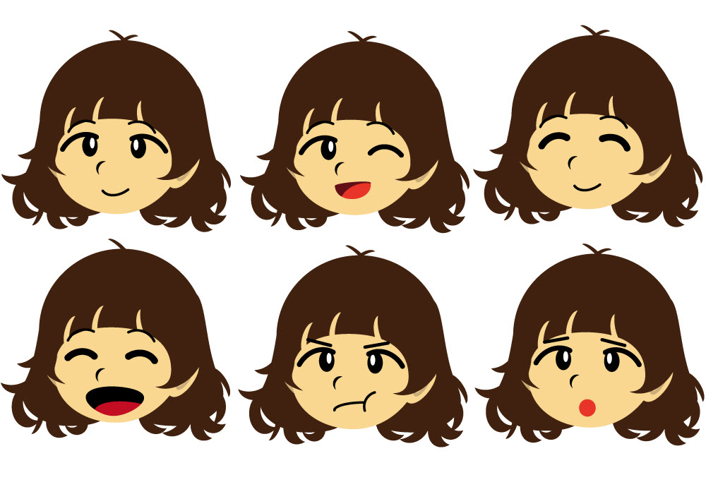 ラブリーかっこいい おかっぱ 女の子 イラスト ディズニー帝国