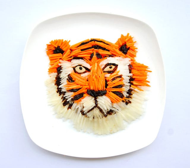 Artist Hong Yi Plays with her Food for 30 Days food