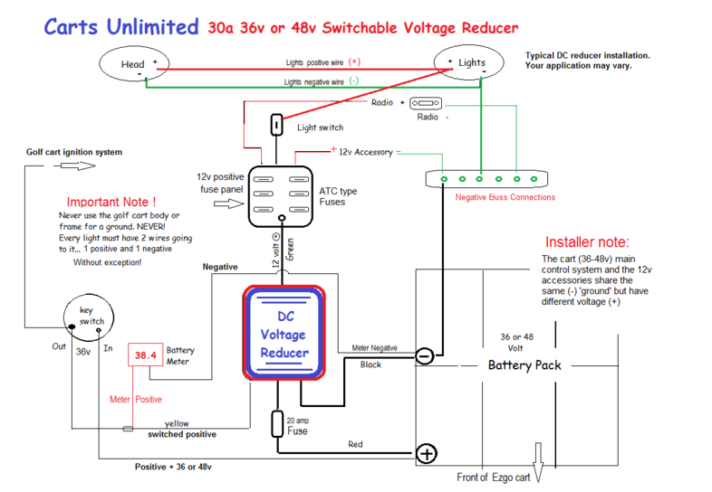 Club Car 12v Battery Wiring Diagram - Wiring Diagram
