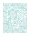 portrait A2 card size JPGbatik flower Snowflakes various sizes SMALL SCALE