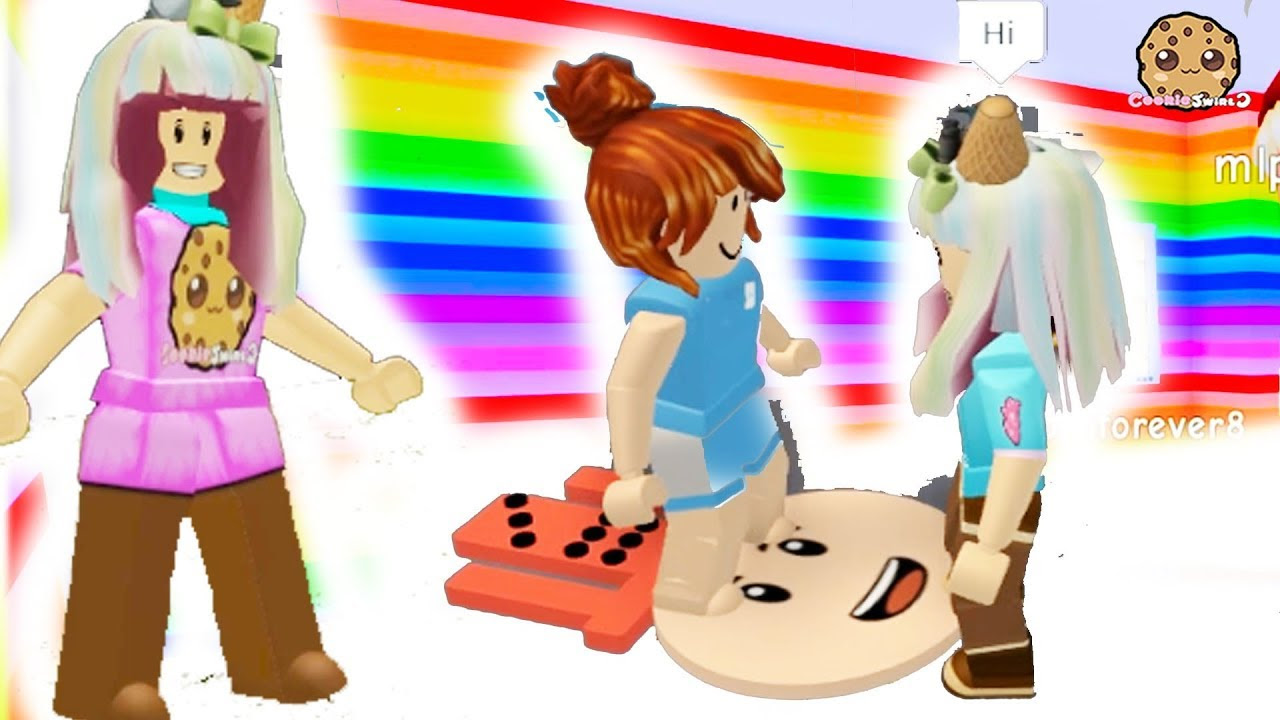 roblox games play followers cookie swirl meep following mutant become playing toy kid museum