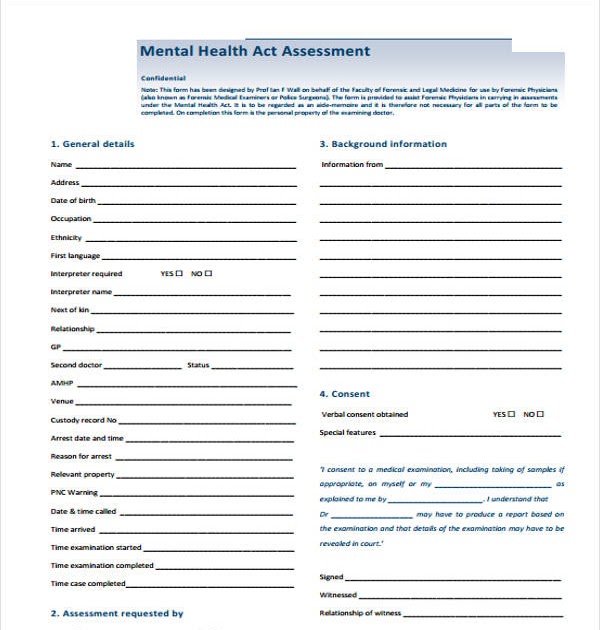 Sample Mental Health Assessment Notes Classles Democracy
