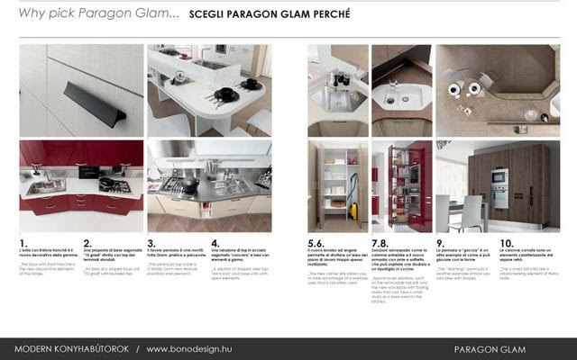 Colombini Paragon Glam olasz konyhabútor újdonságok