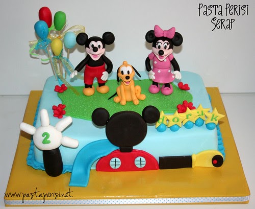 PASTA PERİSİ SERAP PASTA TASARIM Mickey Mouse Pastası