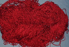 red silk yarn