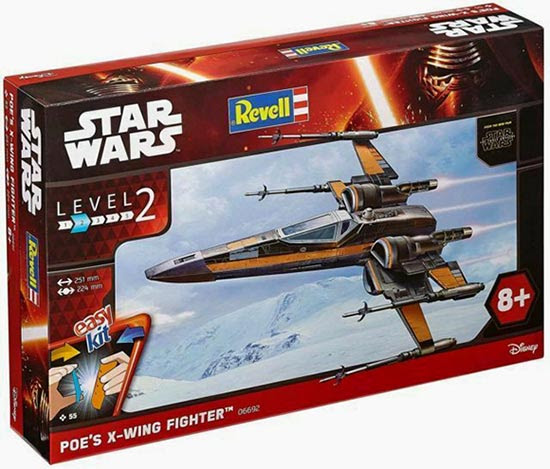 Revell 1/50 POE'S X-WING FIGHTER (06692) English Manual