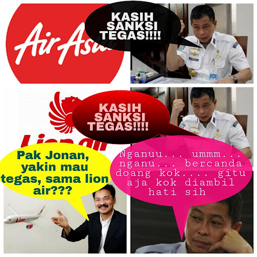Gambar Meme Lion Air Delay Dengan Kata Kata Lucu Sindiran