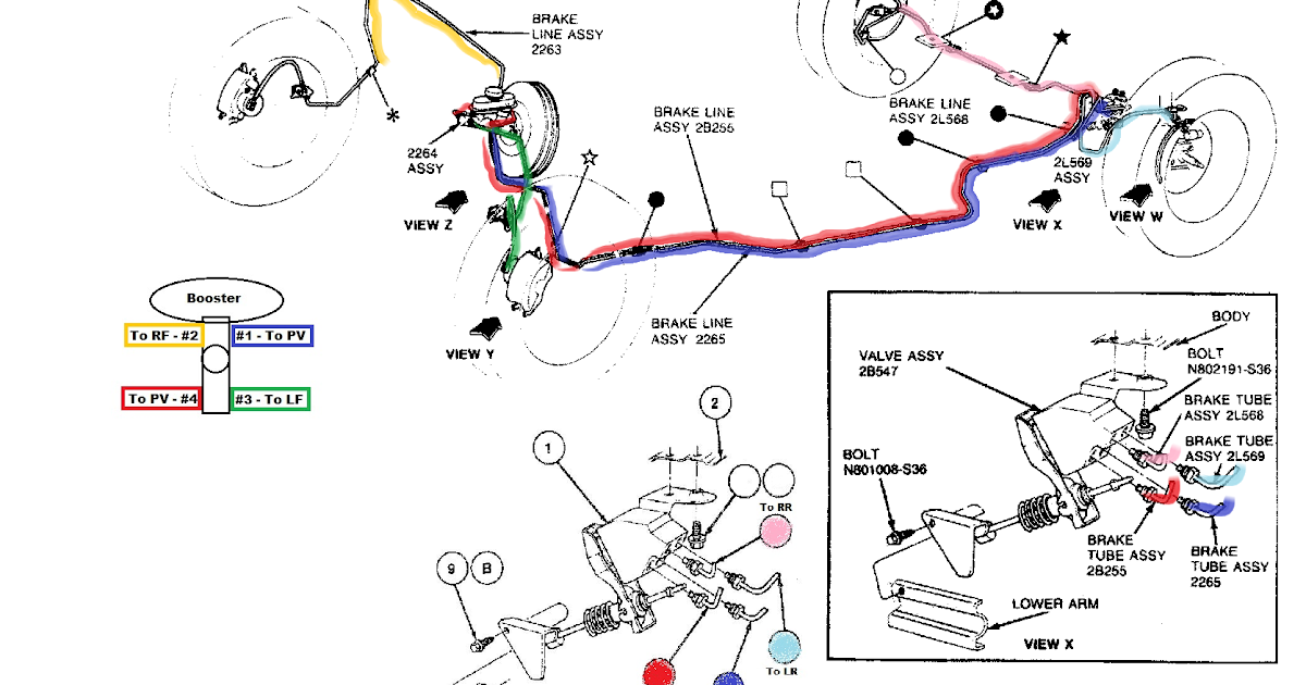 2003 ford ranger rear brake diagram