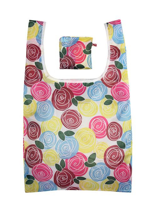 Wholesale Tote Bag - Buy SALE! Red Yellow Blue Rose U-shape Handle