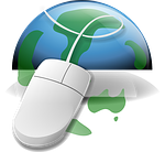 Globe with a mouse to symbolize online maps Mouse, Globe, World Map, Symbol, Www