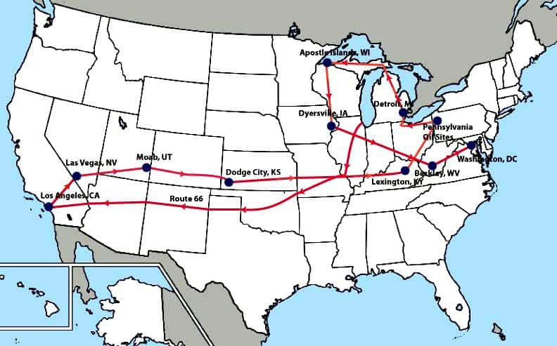 Dc Universe Map Of Usa