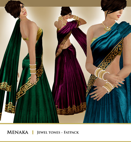 Zaara : Menaka Sari - Jewel tones