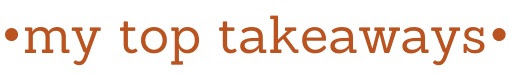 theme week top takeaways
