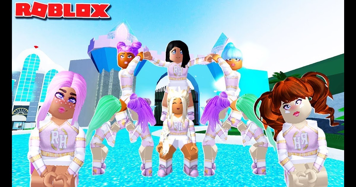 Blue Roblox Cheerleader Outfit