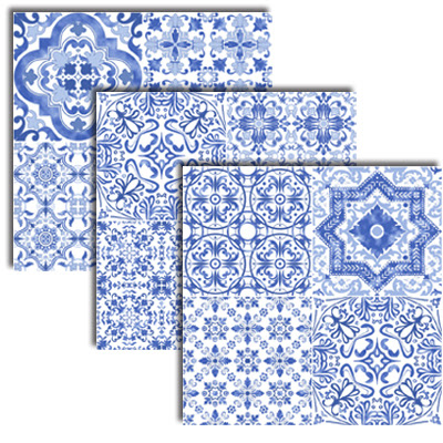 Keramik Lantai Milan Chinoiserie random 6 Face 40x40 Keramik Lantai Milan Chinoiserie random 6 Face 40x40