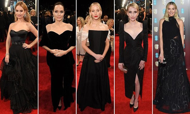 BAFTA Awards 2018: Jennifer Lawrence lidera o tapete vermelho