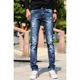 Trend Terbaru Jual Celana  Jeans  Pria Model Sobek 