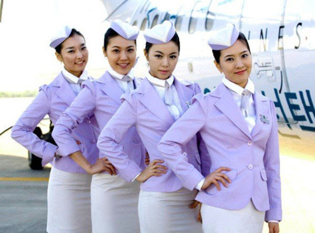 Stewardesses from All Over the World