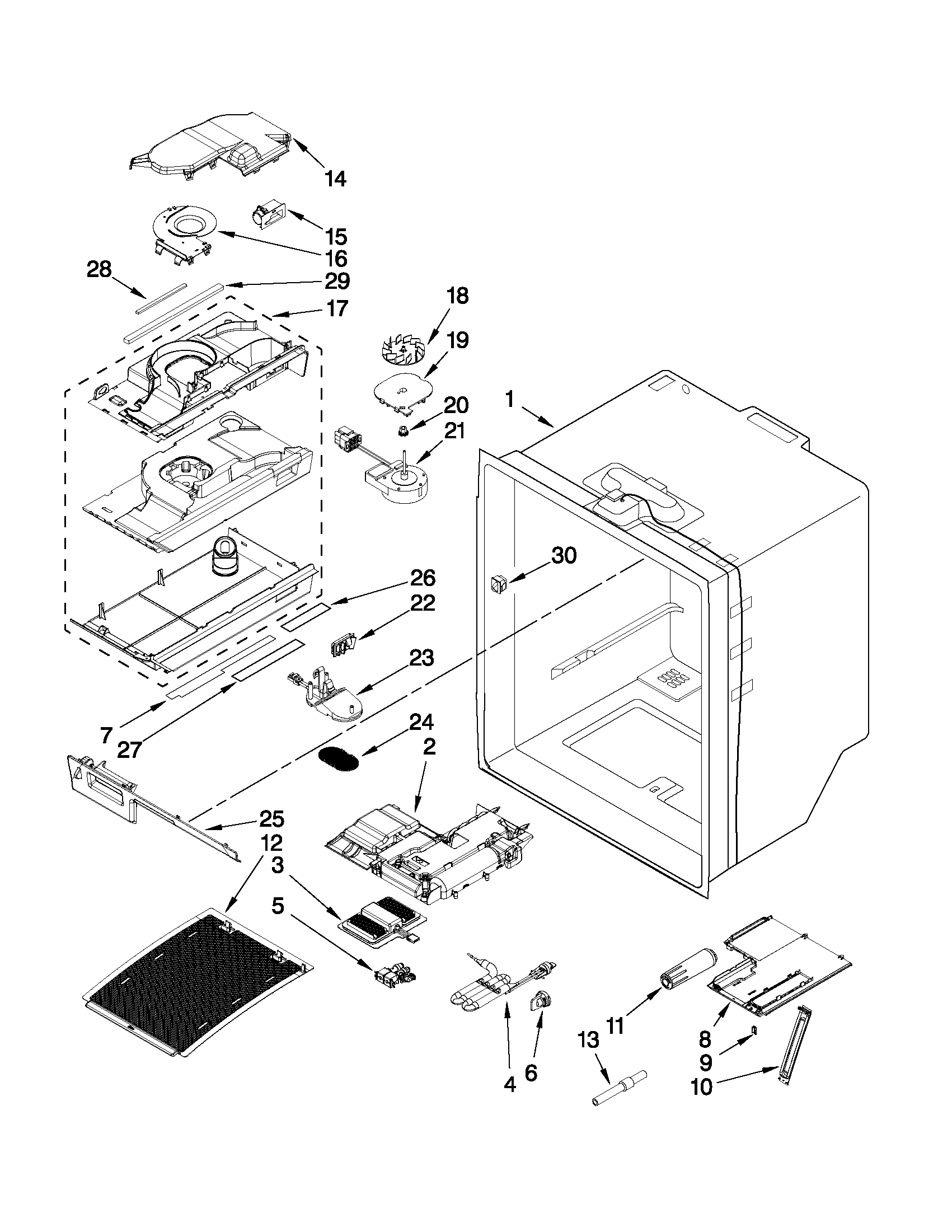 27 Whirlpool Freezer Parts Diagram - Free Wiring Diagram Source