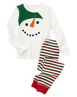 Snowman Two-Piece Gymmies