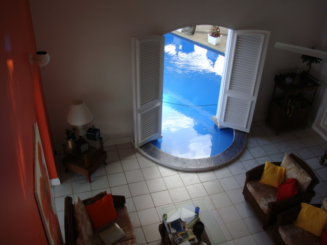 view from loft in St. Kitts villa