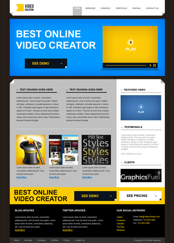 Selling Product Website PSD Template Best UI PSD UI Design 