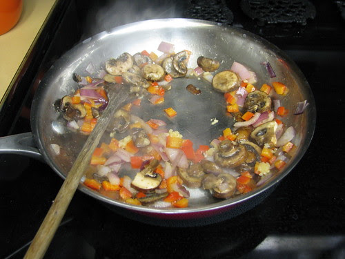 garlic in for one minute