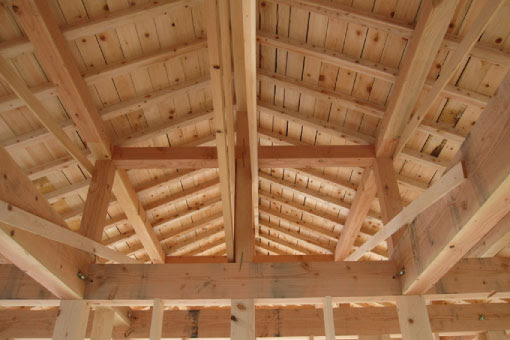 黒田邸 小屋組み