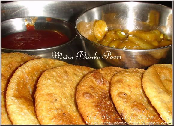 Pea Stuffed Poori