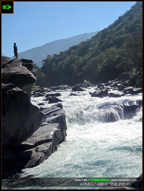 A town called Tineg is the least accessible... Anito Falls cascade along Tineg River of Abra