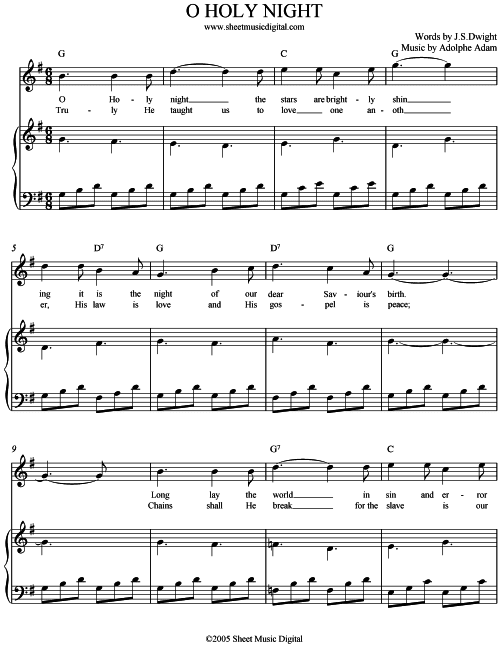 Celine Dion O Holy Night Sheet Music Free - Celine Dion Songs Age
