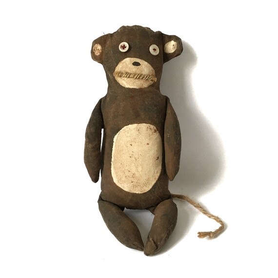 realistic monkey stuffed animal