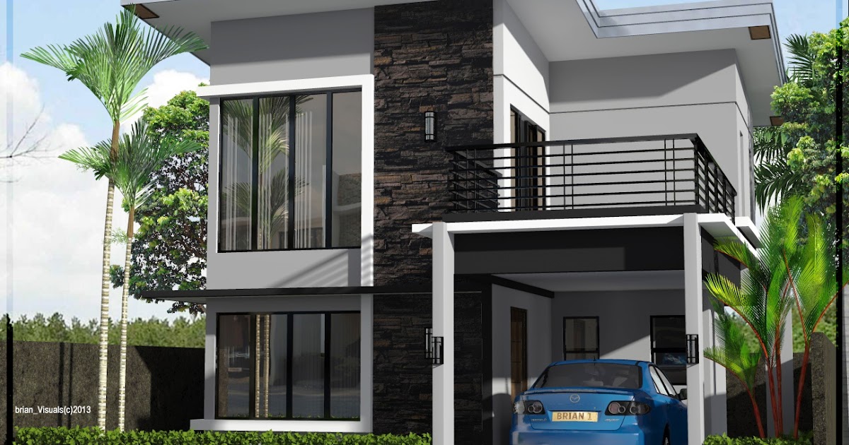Low Cost Simple Two Storey House Design Philippines