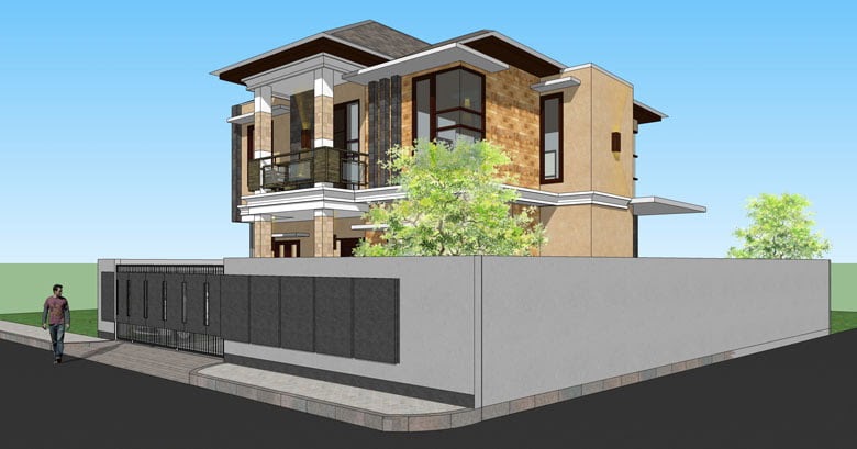 Gambar Desain  Rumah  Minimalis Luas  Tanah  100m  Contoh Z
