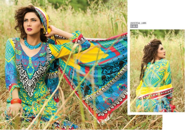 Womens-Beautiful-Girls-Lawn-Clothes-Suits-Sitara-Universal-Exclusive-Summer-Latha-Lawn-Eid-Collection-2013-Vol-2-4 Sitara-Universal-Exclusive-Summer-Latha-Lawn-Collection-2013-Vol2-Famous-Actress-Model-Fiza-Ali-4