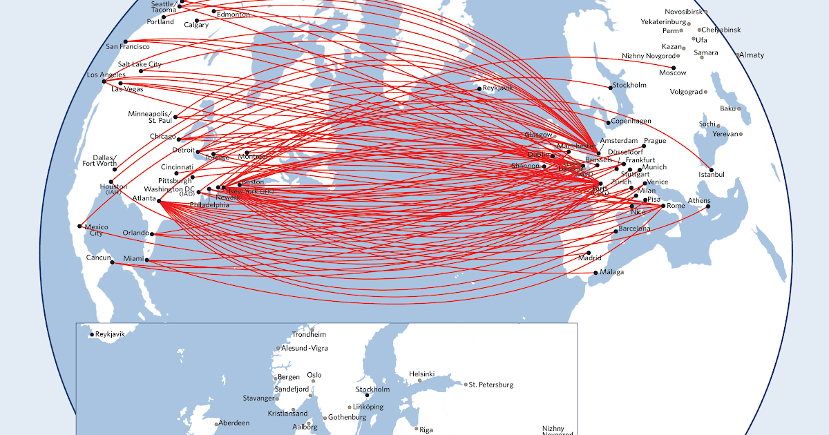 Delta Route Map Europe_ United States Map Europe Map