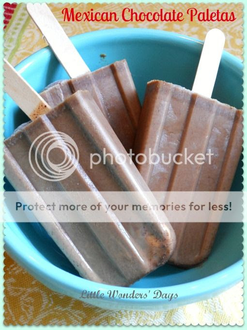 Mexican chocolate popsicles