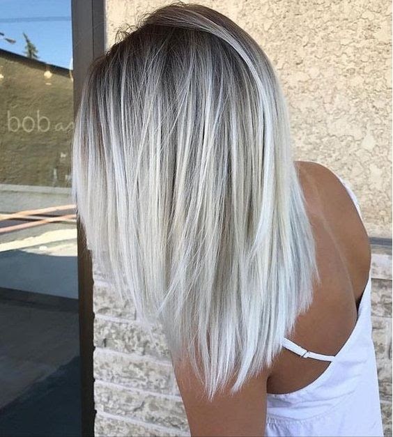 Balayage Blonde Hair With Black Roots Images Slike