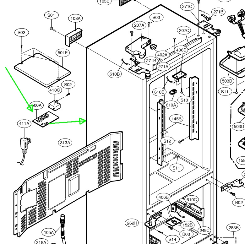 Wiring Diagram For Kenmore Elite Refrigerator