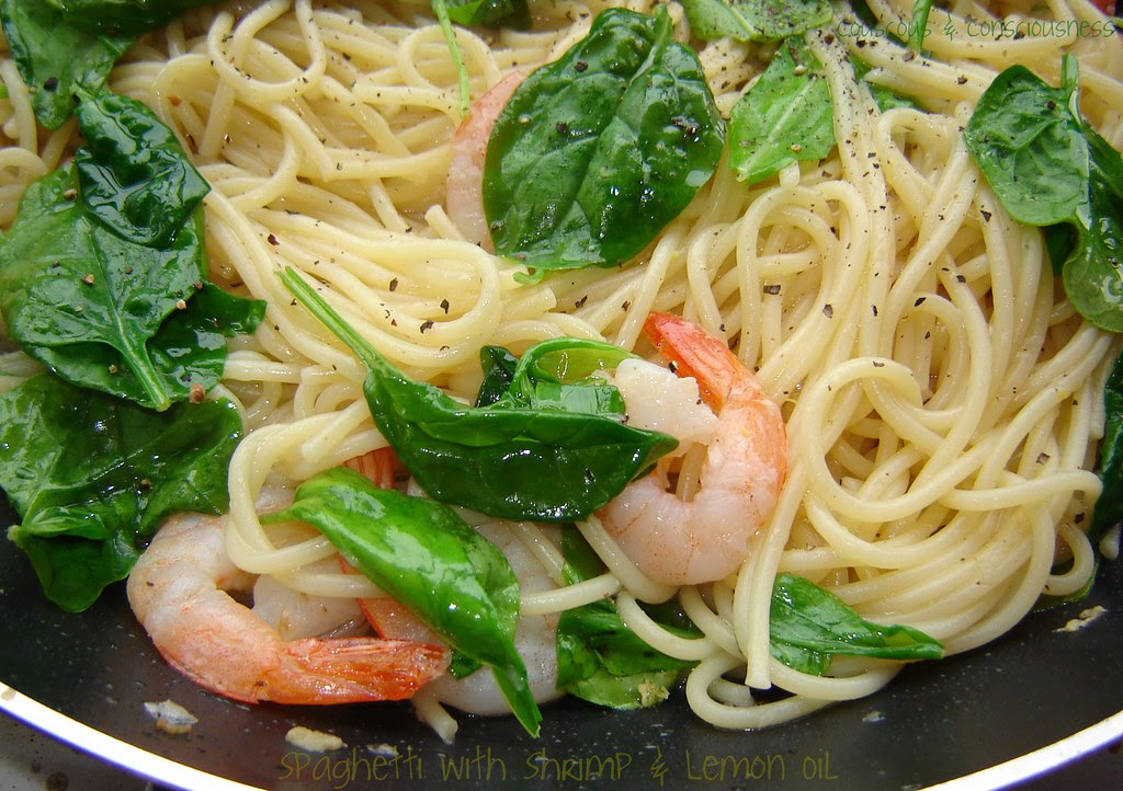 Spaghetti with Shrimp & Lemon Oil 2