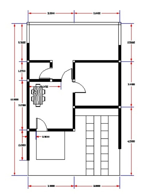Denah Rumah Sederhana Autocad 2019 Denah Rumah Sederhana Autocad 2019