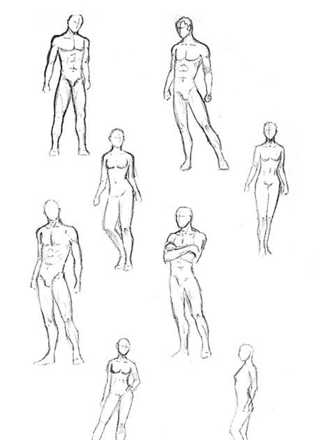Cute Pose Reference Standing / Try to draw as many standing poses of a ...