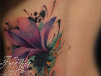 Fine Line Flower Tattoo Designs