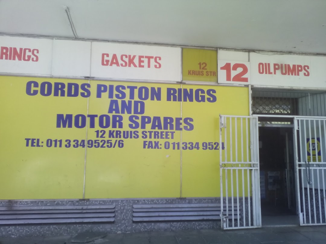 Cords Piston Rings And Spares