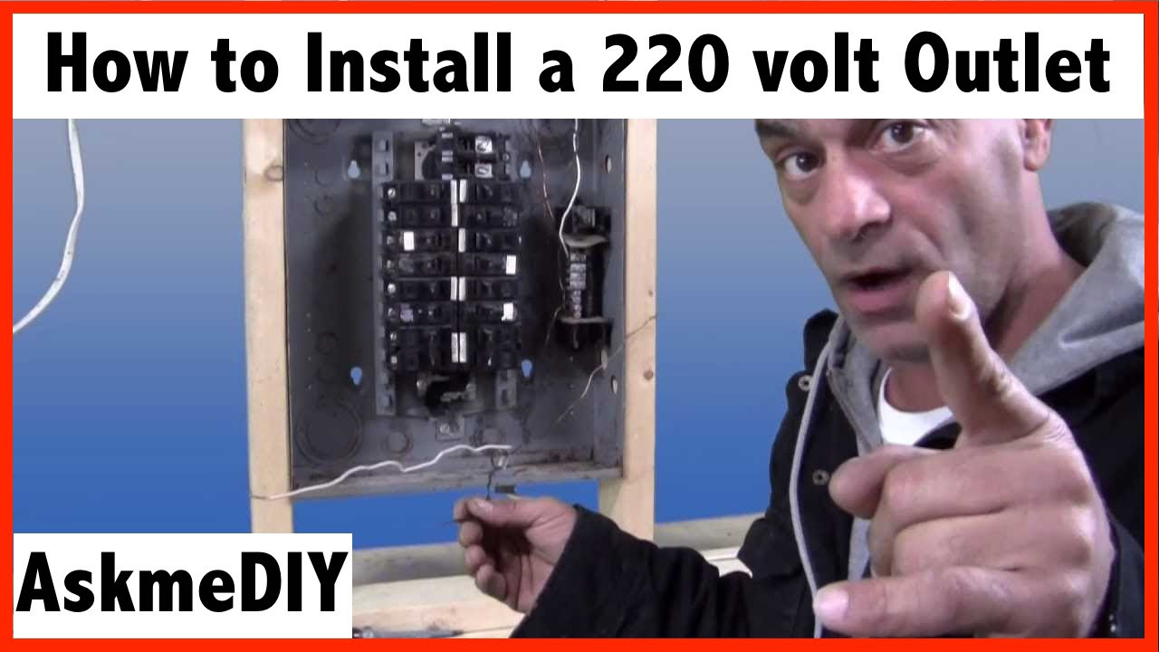 Residential electric panel: How to wire a 220 plug diagram