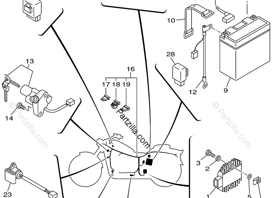 Wiring Diagram PDF: 2002 Yamaha 1100 Wiring Diagram