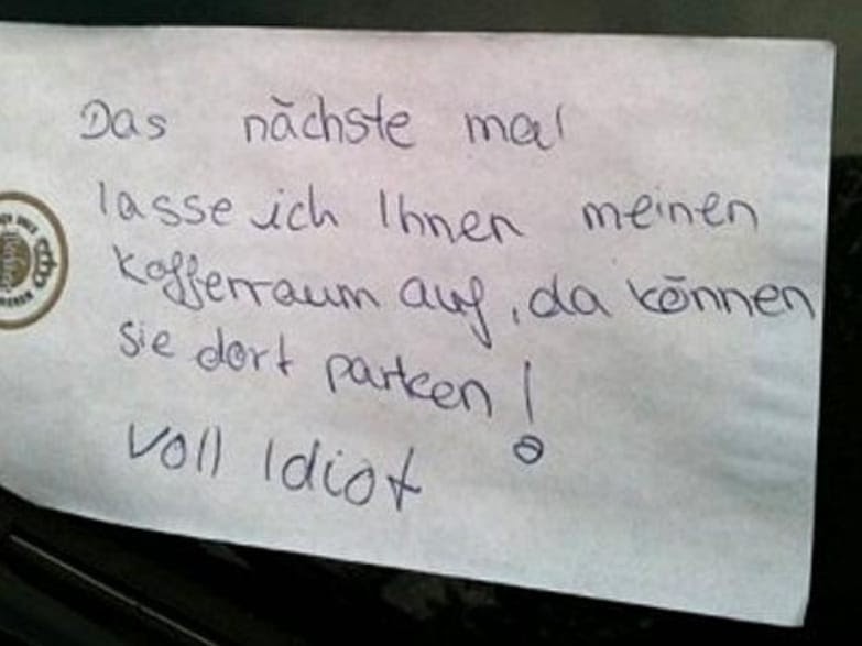 Verwarnung Falschparken Formular - Anhörungsbogen - richtig ausfüllen