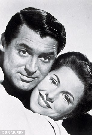 Joan Fontaine with Cary Grant in Alfred Hitchcock's Suspicion