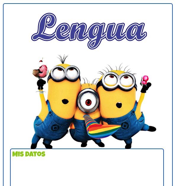 Caratulas Para Pintar De Lengua Y Literatura / Caratulas De Lengua Y